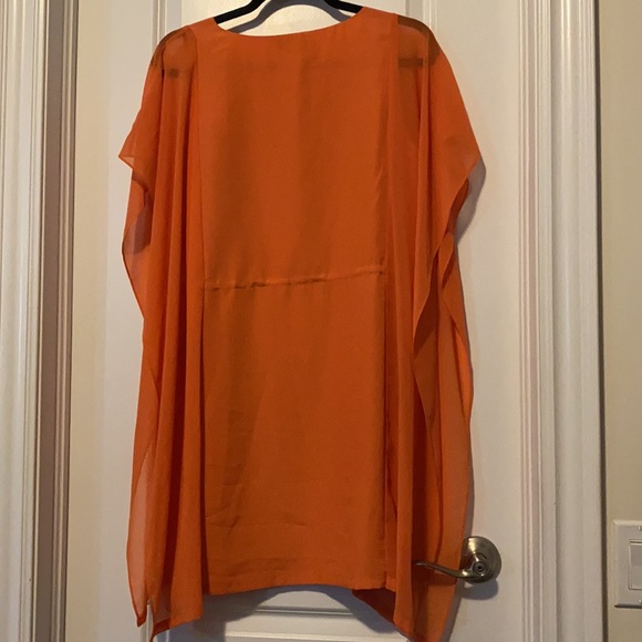 Bebe orange kaftan dress - Picture 3 of 3